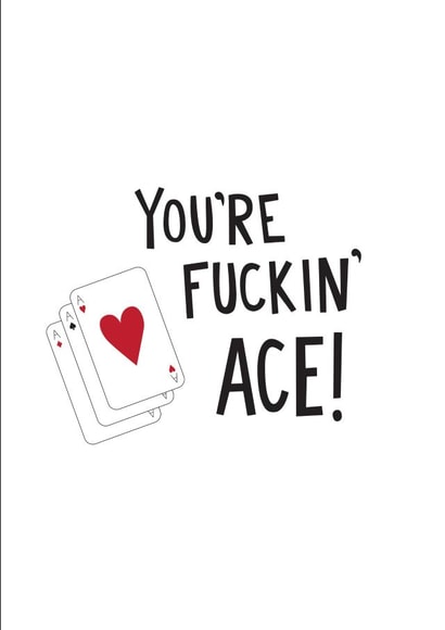 youre fuckin Anniversary Card 32235 created by Jemima de Viell