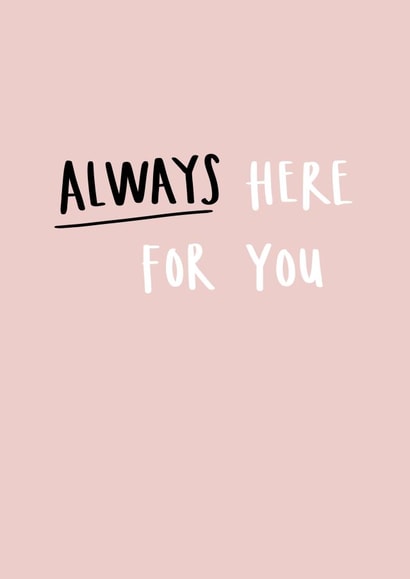 always here Thinking of you Card 10586 created by STUDIO THIRTY TWO