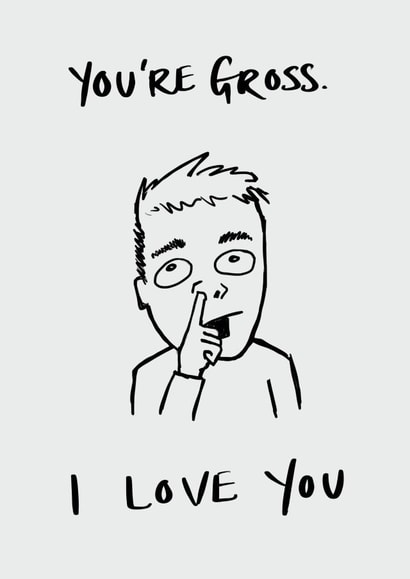 gross love Card 34428 created by Gerry Alexis