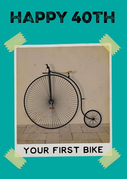 happy 40 Birthday Card 9890 created by Jon Hall Design