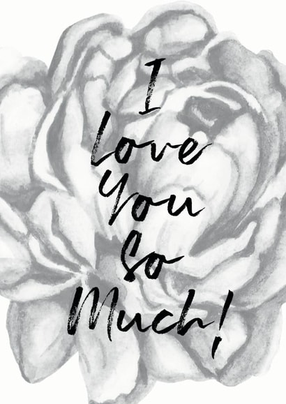 iloveyousomuch girlfriend Card 27482 created by The Monochrome Bow
