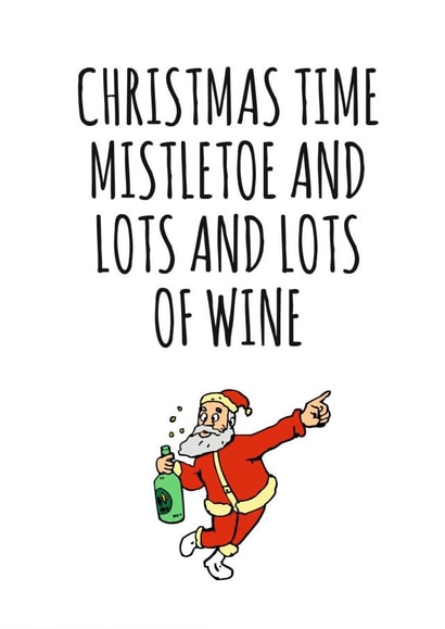 Adult Alcohol Christmas Card 34706 created by Banter King