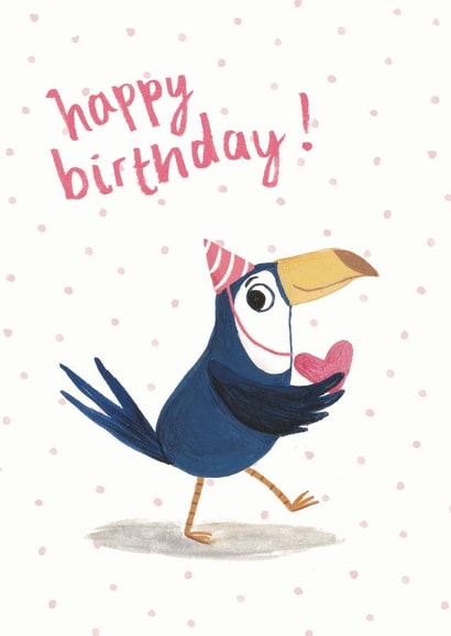 toucan cute Birthday Card 22322 created by Bethany Christou