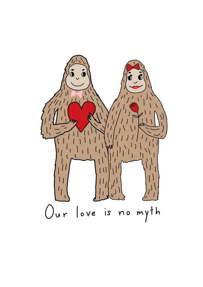 funny cute Valentines Day Card 22443 created by Andrea Lauren