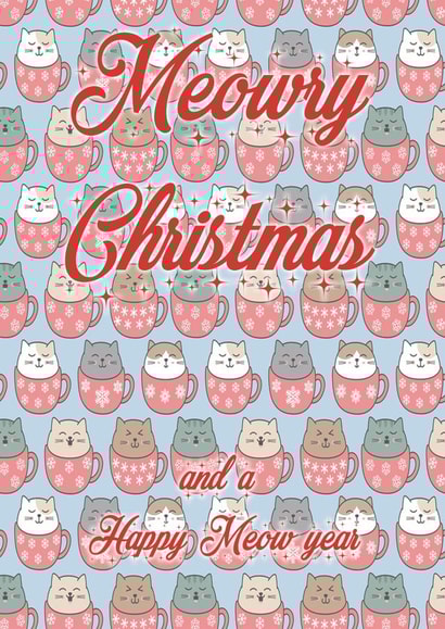 cats christmas Card 35934 created by Steven Hayhurst