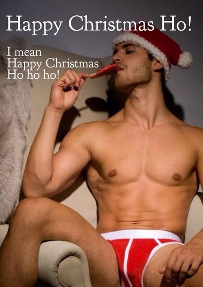 christmas ho Card 22091 created by Simon Baxendale