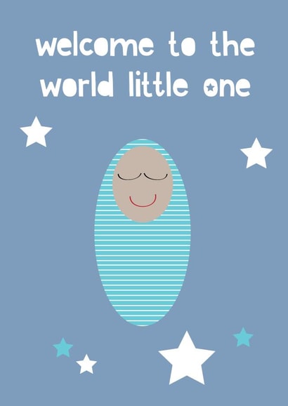 baby boy New Baby Card 12483 created by Calliwally