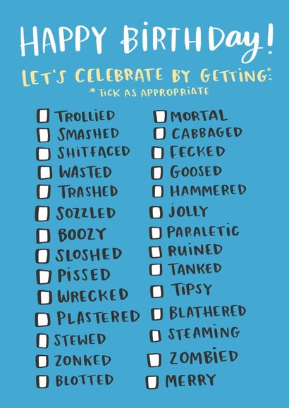 funny humour Birthday Card 6238 created by Lucy Maggie Designs