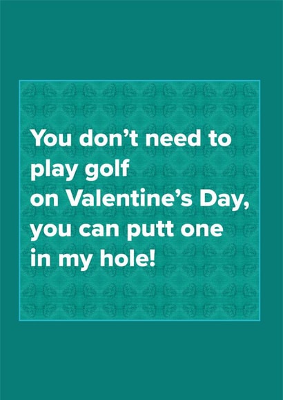 don't need Valentines Day Card 11098 created by Just Spag