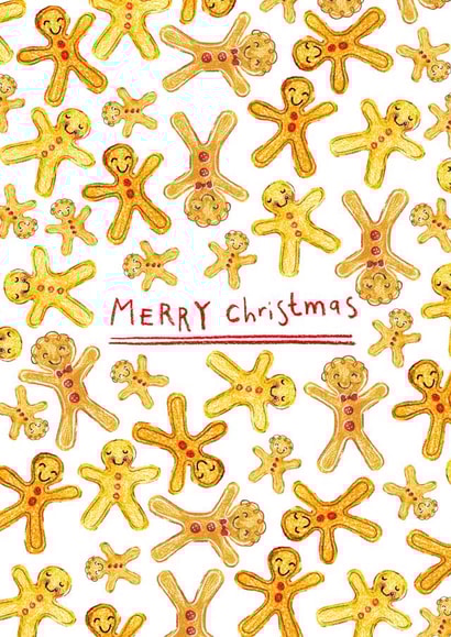 gingerbread men Card 33221 created by Elodie Bee Designs