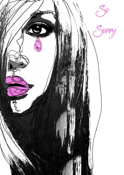 sympathy sorry Card 22698 created by Jodi Pedri