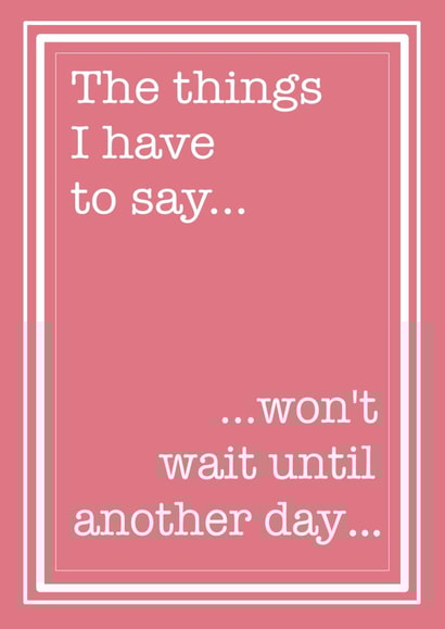 things have Valentines Day Card 31470 created by If Dogs Could Fly