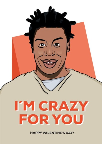 crazy eyes prison Valentines Day Card 34880 created by Ilan Asher