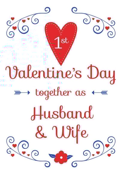 1st together Valentines Day Card 4797 created by Hello Fridays Studio
