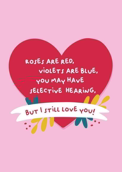 Selective Hearing created by PaperJam Print Co.