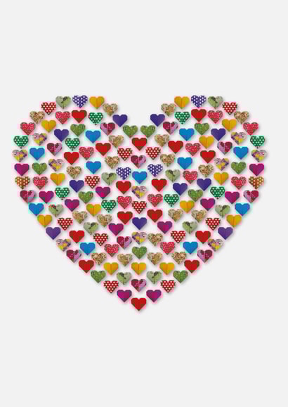 Pretty Mothers Day Card - Mum - Heart created by Made by Man