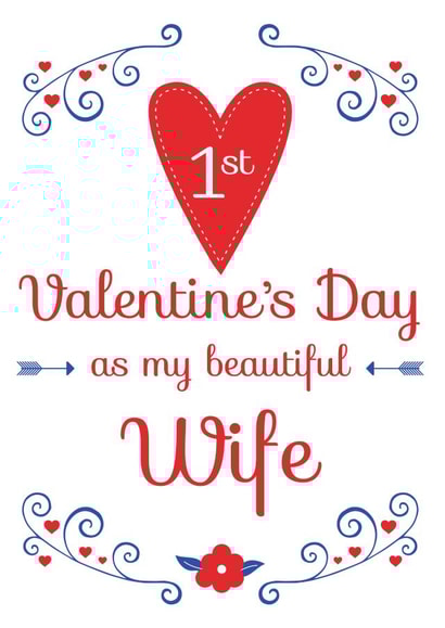 1st beautiful Valentines Day Card 4800 created by Hello Fridays Studio