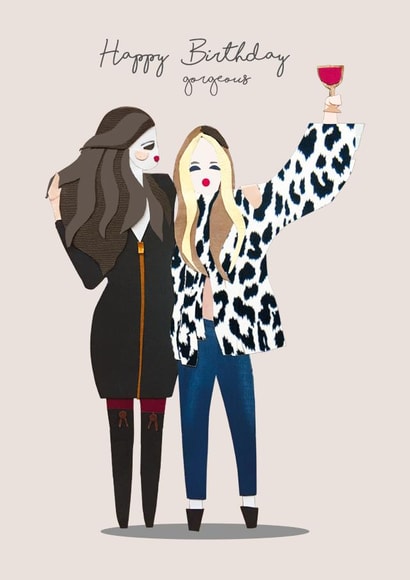 gorgeous paper collage Birthday Card 14537 created by Tigerlily