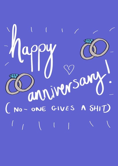 no one Anniversary Card 12608 created by Pretty/Insulting