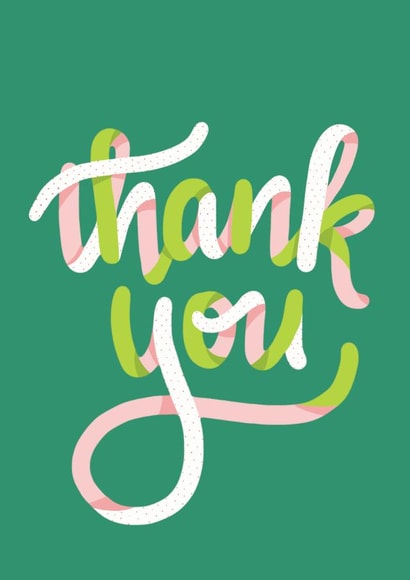 thank you Thank You Card 1173 created by Charlotte Hill Vandenburg