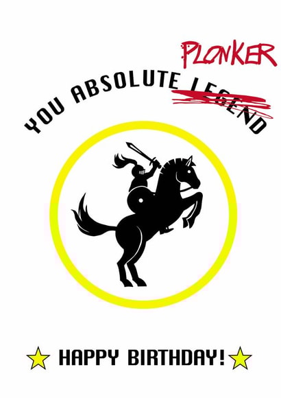 birthday funny Card 31227 created by Rusty Pencil