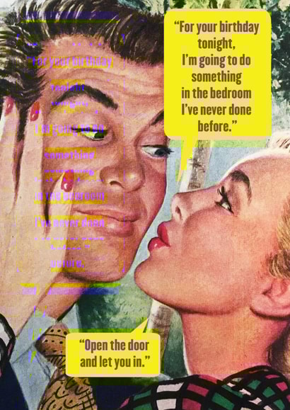 tonight going Birthday Card 38376 created by Empty Roll Cards