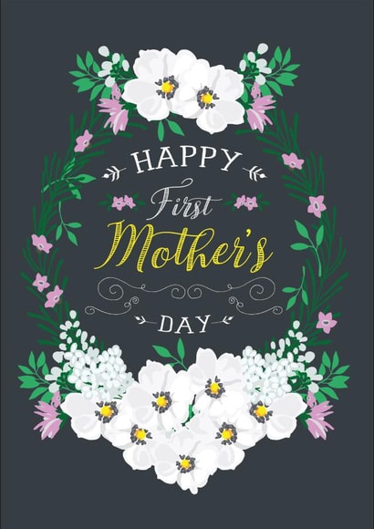 1st mothers day Female Mothers Day Card 36677 created by Betty Kitten