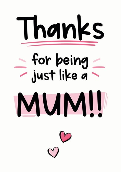Best Step Mum Mother's Day Card 1000 created by The Laughing Sloth