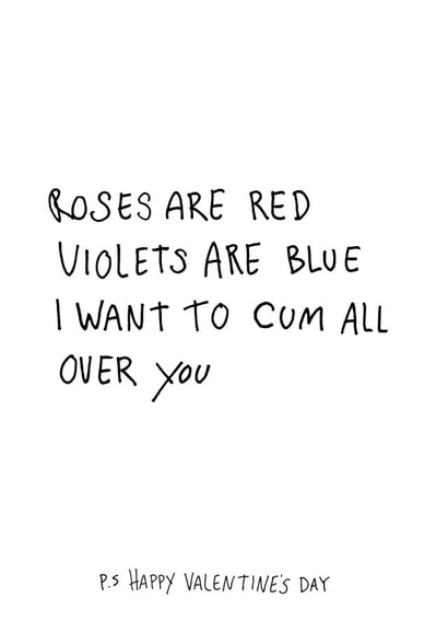roses red Valentines Day Card 7292 created by Naughty Nice