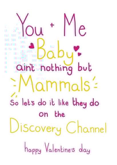 you me Valentines Day Card 36161 created by Ahillustrations