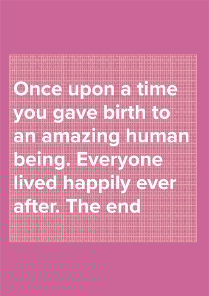 once upon Mothers Day Card 33443 created by Just Spag