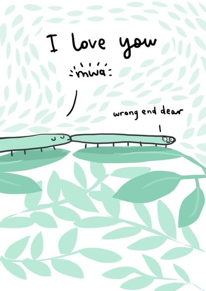 funny Valentine's card for significant other - unique alternative love card created by Sarah Ray