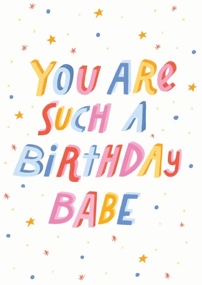 you such Birthday Card 37716 created by The Cardy Club