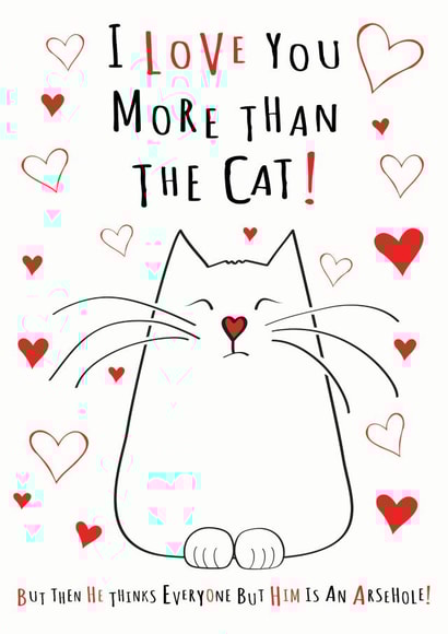 love more Valentines Day Card 34070 created by Kat Pearson