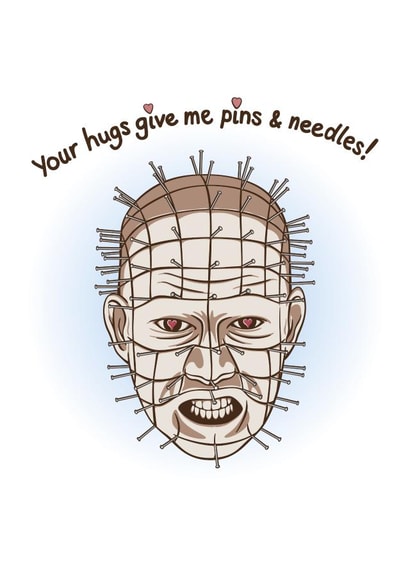 Valentine horror Card 37832 created by Doodle Dojo