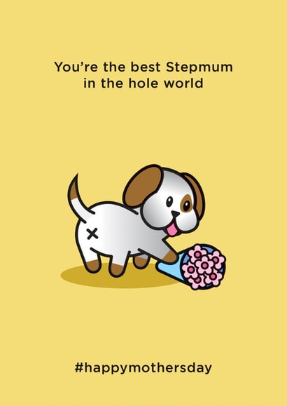 best stepmum Mothers Day Card 31020 created by Thirty Mussels