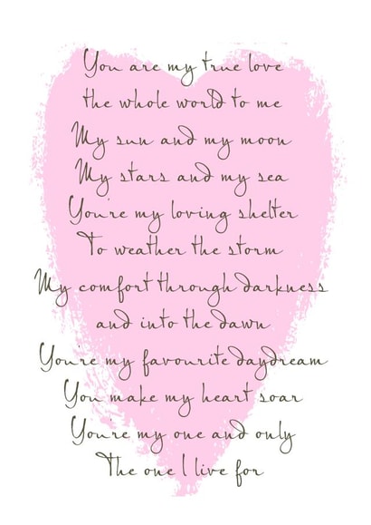 The one I live for card created by Giddy Kipper