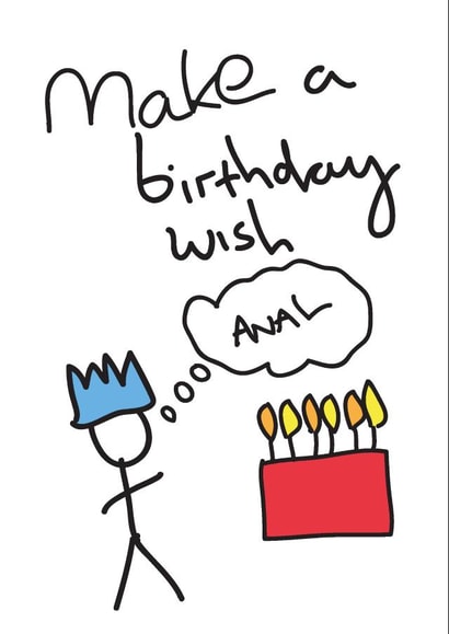 make wish Birthday Card 38423 created by Huxters