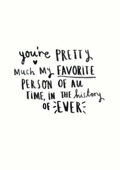 youre pretty Anniversary Card 14652 created by Ellie Ellie