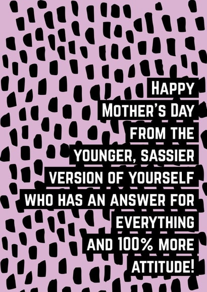 from younger Mothers Day Card 25519 created by Doodle Dot Design Co