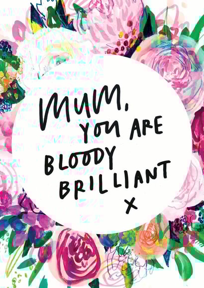 mum floral Mothers Day Card 26897 created by Bee Davies