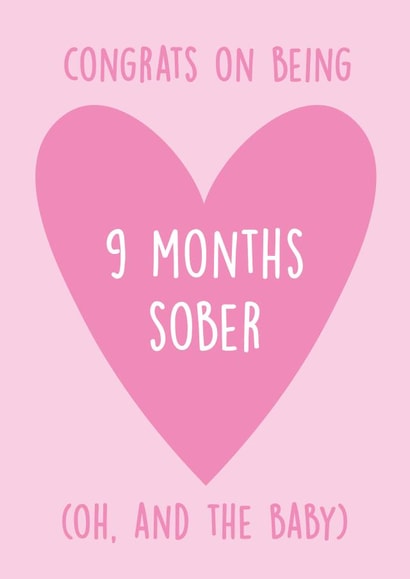 congrats being New Baby Card 7357 created by Rumble Cards