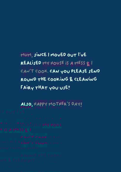 My house is a mess and I can't cook created by PaperJam Print Co.