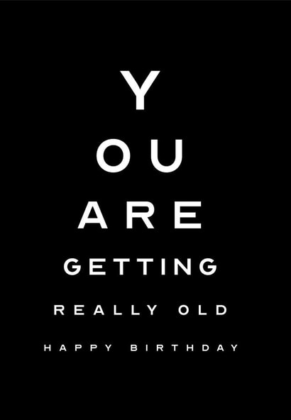 old opticians Birthday Card 14623 created by Victoria Thomas