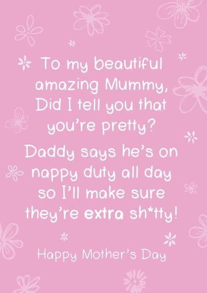 beautiful amazing Mothers Day Card 26329 created by Bow & Bell