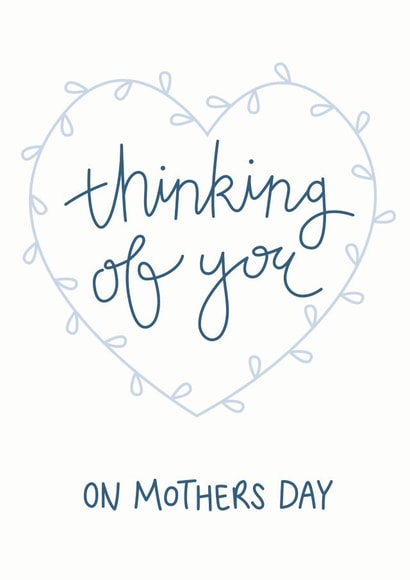 thinking you Mothers Day Card 8996 created by Sweetpea Print Design