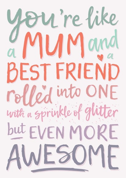 best friend rolled Mothers Day Card 36941 created by Spite Dip