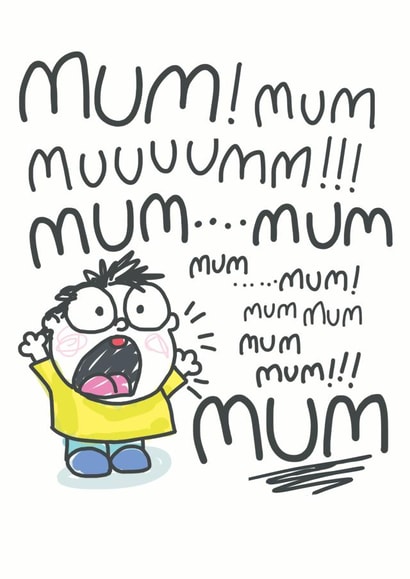 Mum From the kids Mothers Day Card 7465 created by Doodlesworth