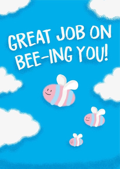 Great job on bee-ing you created by Wild Card
