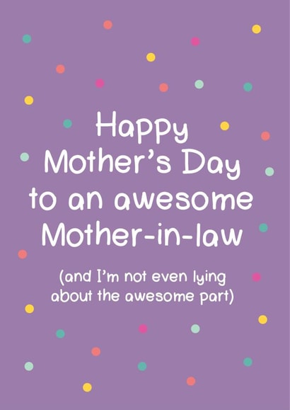 happy awesome Mothers Day Card 3728 created by Bow & Bell